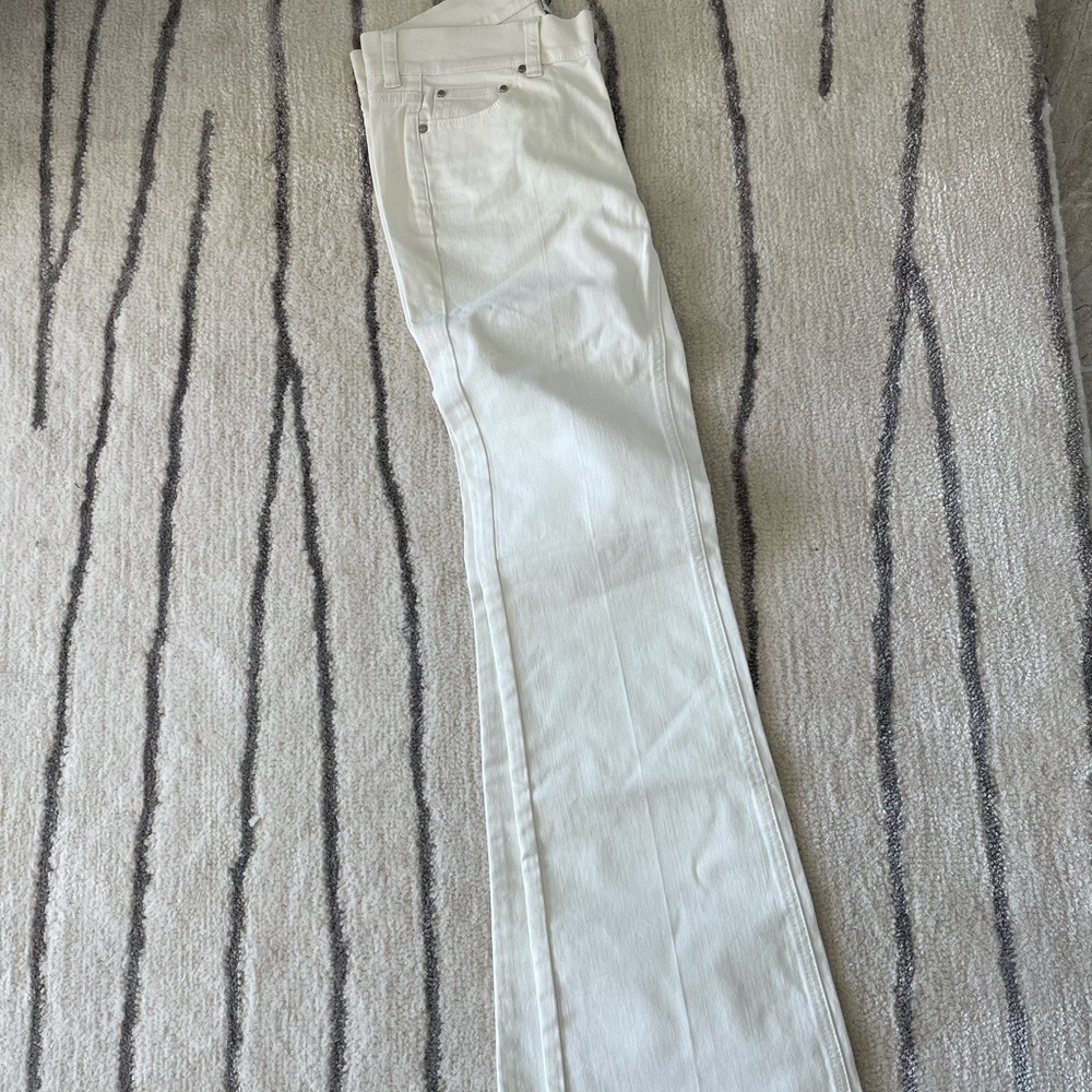 New - Noir Embellished White Bootcut Jean - Picture 5 of 6